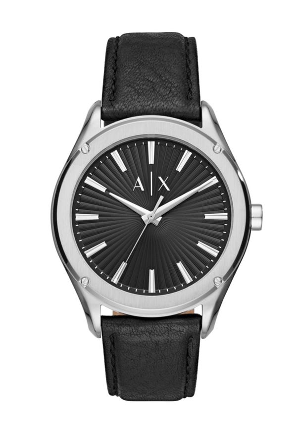 Armani Exchange - Zegarek AX2803. Kolor: czarny. Materiał: materiał, skóra
