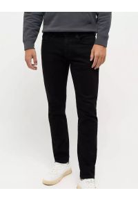 Męskie Spodnie Jeansowe Mustang Style Oregon Slim Denim Black 1014594 4000 900 #7
