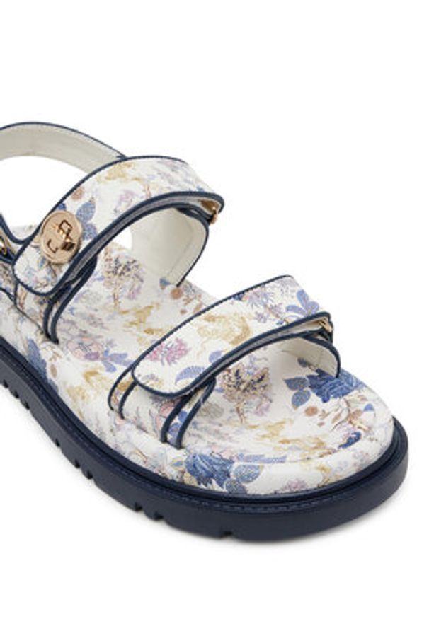Aldo Sandały Linette 13966758 Niebieski. Kolor: niebieski. Materiał: skóra