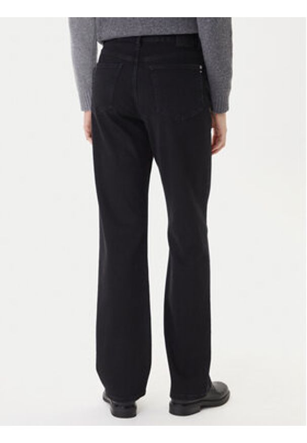 BOSS Jeansy C_Ada 50551561 Czarny Straight Fit. Kolor: czarny