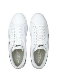 Buty Puma Smash v2 L, Dla obu płci. Zapięcie: sznurówki. Kolor: biały, czarny, wielokolorowy. Materiał: skóra, syntetyk, tkanina, materiał. Szerokość cholewki: normalna. Sport: turystyka piesza