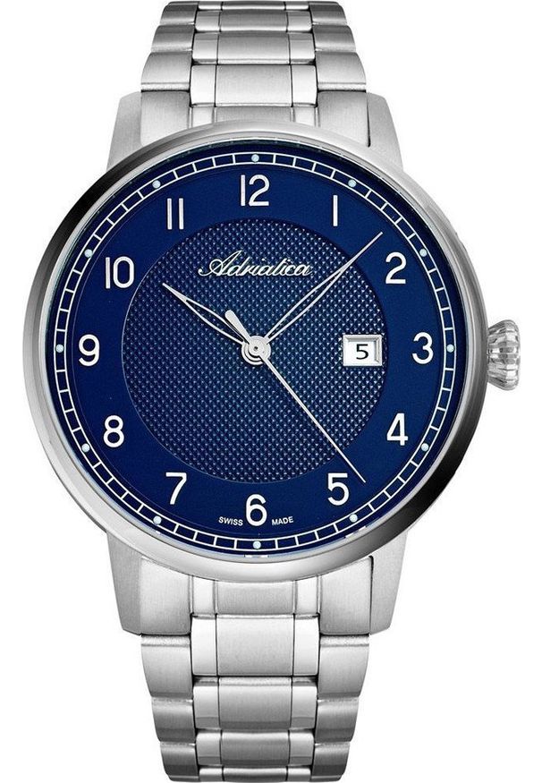 Zegarek Adriatica Zegarek męski Adriatica A8308.5125A srebrny. Kolor: srebrny