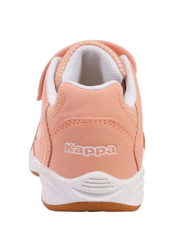 Buty Kappa Damba K Jr 260765K 7410 pomarańczowe. Okazja: na co dzień. Zapięcie: rzepy. Kolor: pomarańczowy. Materiał: guma. Szerokość cholewki: normalna