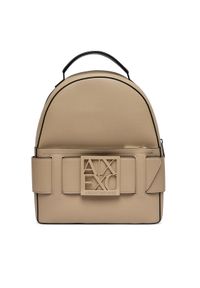 Armani Exchange Plecak XW001204 AF13672 U6223 Beżowy. Kolor: beżowy. Materiał: skóra #1