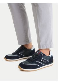 Beverly Hills Polo Club Sneakersy EO-SCOTT-12 MI08 Granatowy. Kolor: niebieski. Materiał: skóra, zamsz #3