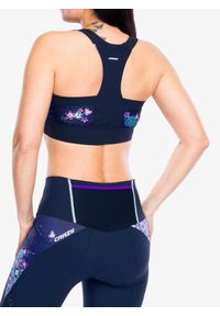 CRAZY - Stanik sportowy Crazy Bra Lightning. Kolor: fioletowy. Sport: fitness