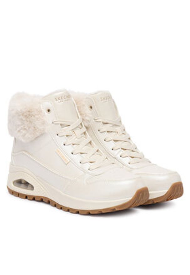 skechers - Skechers Trzewiki Uno Rugged 167821/OFWT Biały. Kolor: biały. Materiał: skóra