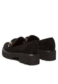 DeeZee Loafersy LE601-4 Czarny. Kolor: czarny. Materiał: materiał