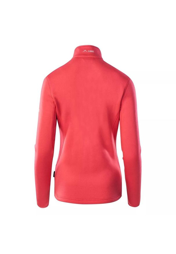Elbrus - Damska Bluza Polarowa Emino Polartech Fleece Jacket. Kolor: czerwony, niebieski, wielokolorowy. Materiał: polar. Sezon: zima. Sport: turystyka piesza