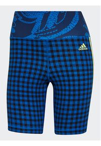 Adidas - adidas Szorty sportowe FARM Rio Bike HI5220 Niebieski Tight Fit. Kolor: niebieski. Materiał: syntetyk #4