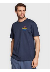 New Balance T-Shirt MT23502 Granatowy Relaxed Fit. Kolor: niebieski. Materiał: bawełna #1