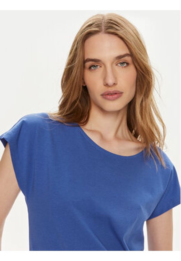 only - ONLY Bluzka May 15286933 Niebieski Regular Fit. Kolor: niebieski. Materiał: bawełna