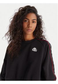 Kappa Bluza Banda Marbella 311U1TW Czarny Regular Fit. Kolor: czarny. Materiał: bawełna #4