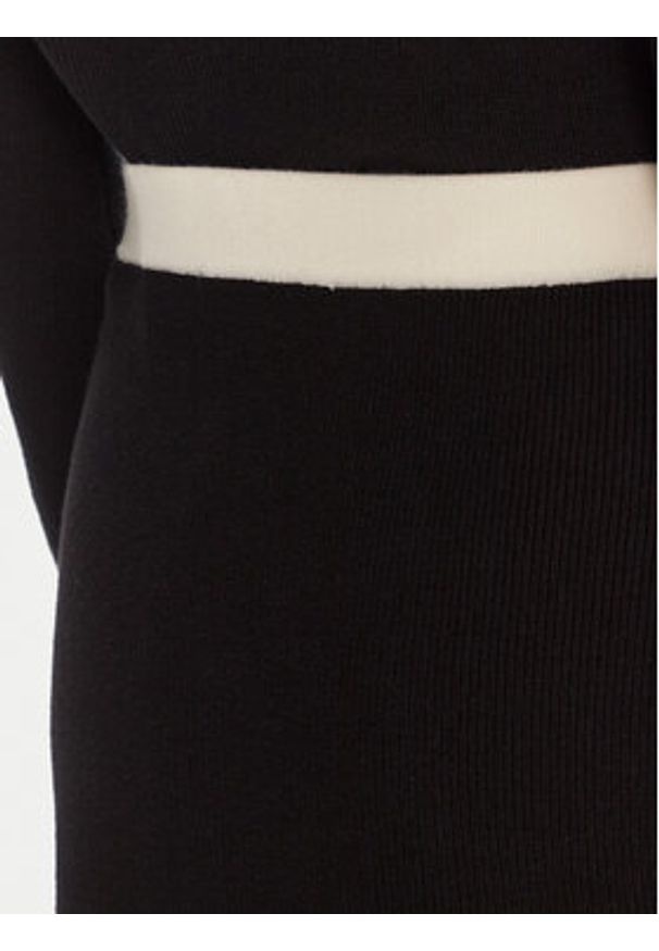 Gaudi Spódnica mini 521FD73005 Czarny Regular Fit. Kolor: czarny. Materiał: wiskoza