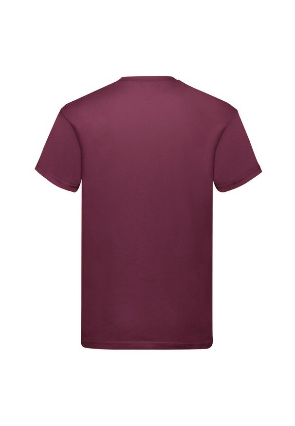 FRUIT OF THE LOOM - Oryginalna Koszulka Męska. Kolor: czerwony, brązowy, wielokolorowy. Sport: turystyka piesza