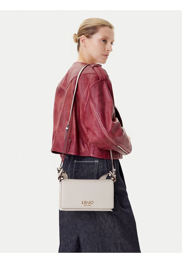 Liu Jo Torebka Ecs M Crossbody E AF5224 E0058 Écru. Materiał: skórzane
