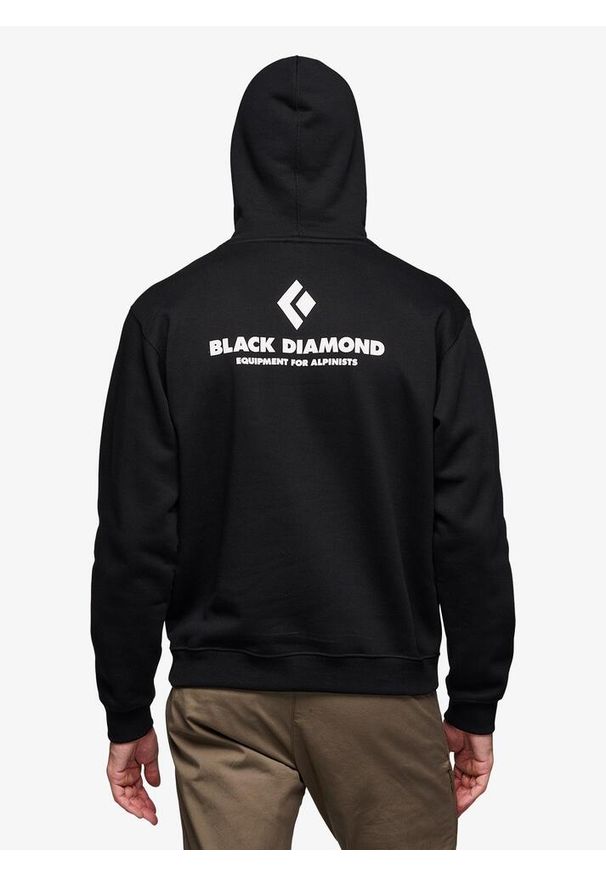 Bluza z kapturem męska Black Diamond Equipment For Alpinists PO Hoody. Typ kołnierza: kaptur. Kolor: czarny. Sport: turystyka piesza