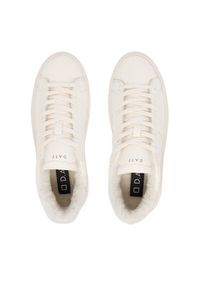 D.A.T.E. Sneakersy Hill Low Fur Platform W431-HPF-MN Écru. Materiał: skóra. Obcas: na platformie #6