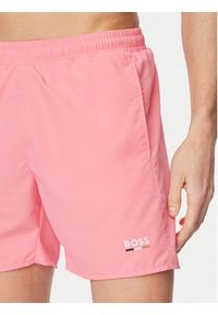 BOSS Szorty kąpielowe Swordfish 50554613 Różowy jasny Regular Fit. Kolor: różowy. Materiał: syntetyk #6