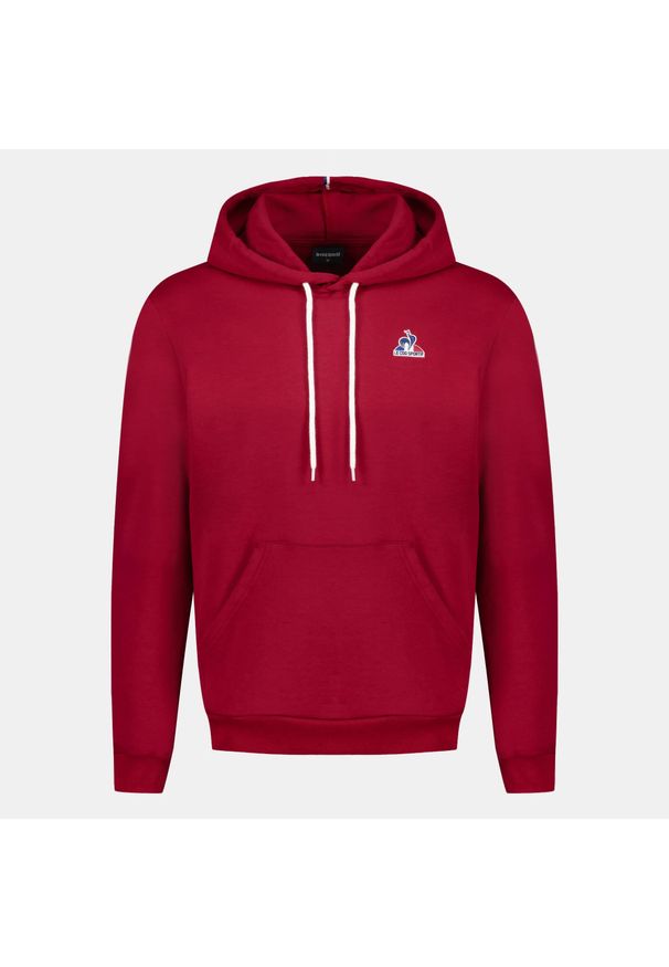 Bluza z kapturem Le Coq Sportif Essentiels N°1. Typ kołnierza: kaptur. Kolor: czerwony, wielokolorowy, brązowy