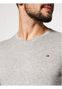 TOMMY HILFIGER - Tommy Hilfiger Sweter MW0MW04979 Szary Regular Fit. Kolor: szary. Materiał: bawełna #3