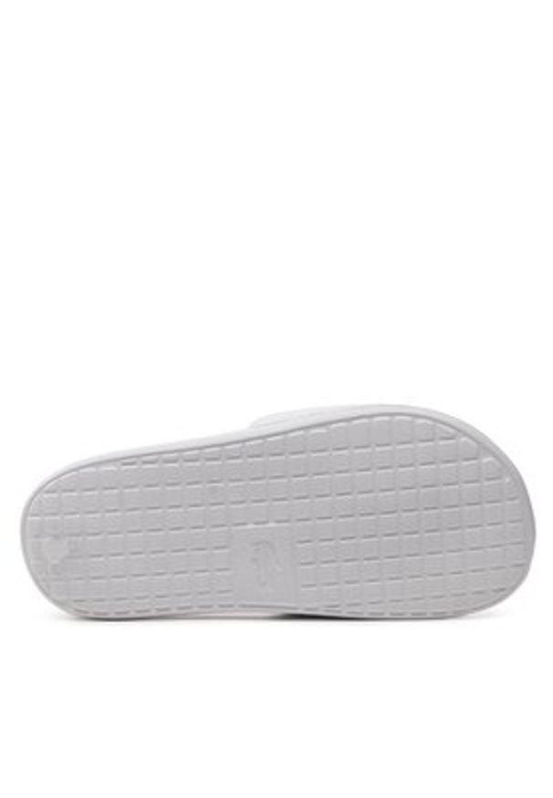 Lacoste Klapki Serve Slide 1.0 747CFA0032 Biały. Kolor: biały. Materiał: syntetyk