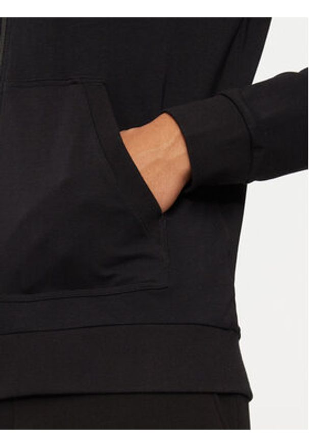 Hugo Bluza 50525245 Czarny Regular Fit. Kolor: czarny. Materiał: bawełna