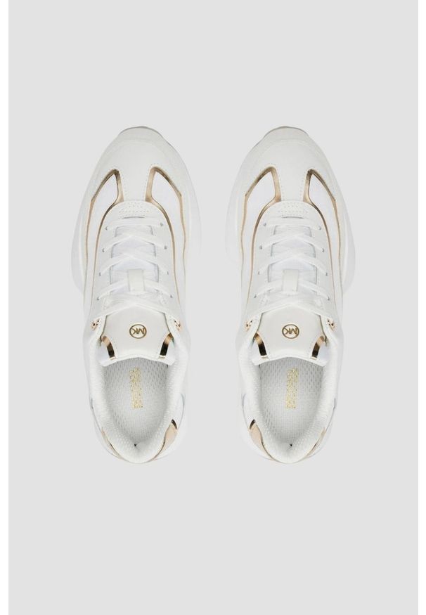 Michael Kors - MICHAEL KORS Białe sneakersy Ari Trainer, Rozmiar 38,5. Kolor: biały