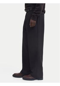 Jack & Jones Chinosy Bill 12293368 Czarny Wide Leg. Kolor: czarny. Materiał: syntetyk #3