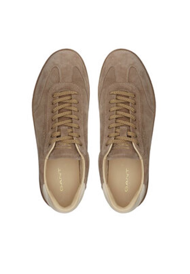 GANT - Gant Sneakersy 32633204 Brązowy. Kolor: brązowy. Materiał: skóra, zamsz