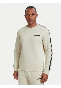 EA7 Emporio Armani Bluza 7M002195 AF10377 U1079 Beżowy jasny Regular Fit. Kolor: beżowy. Materiał: bawełna #1