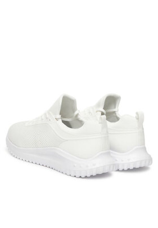 Calvin Klein Sneakersy Eva Runner Sock Mix YM0YM01386 Biały. Kolor: biały. Materiał: mesh