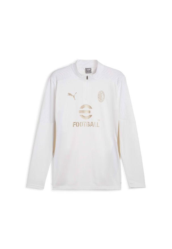 Puma - Treningowy top Milan AC 2024/25. Kolor: biały. Sport: piłka nożna