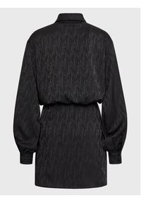 Glamorous Sukienka koszulowa TM0689 Czarny Regular Fit. Kolor: czarny. Materiał: syntetyk. Typ sukienki: koszulowe
