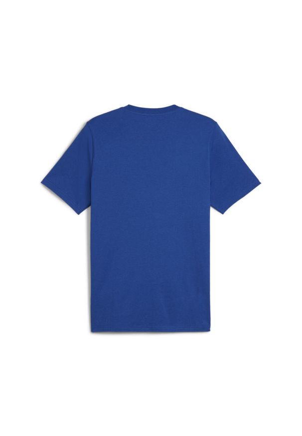 Puma Koszulka Power Graphic 67896017. Kolor: niebieski, szary, wielokolorowy. Sport: joga i pilates