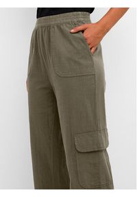 Kaffe Spodnie materiałowe Naya 10508358 Zielony Regular Fit. Kolor: zielony. Materiał: bawełna #5