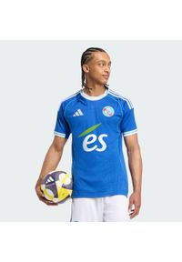 Adidas - Koszulka podstawowa RC Strasbourg 25/26. Kolor: niebieski. Sport: piłka nożna