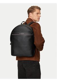 TOMMY HILFIGER - Tommy Hilfiger Plecak Th Corp Dome Backpack AM0AM13070 Czarny. Kolor: czarny. Materiał: skóra #6