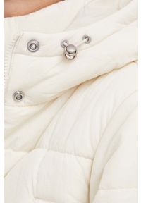 Calvin Klein Jeans Kurtka J20J217281.4890 kolor kremowy zimowa. Okazja: na co dzień. Kolor: beżowy. Materiał: włókno, puch, materiał, poliamid. Wzór: gładki. Sezon: zima. Styl: casual #3