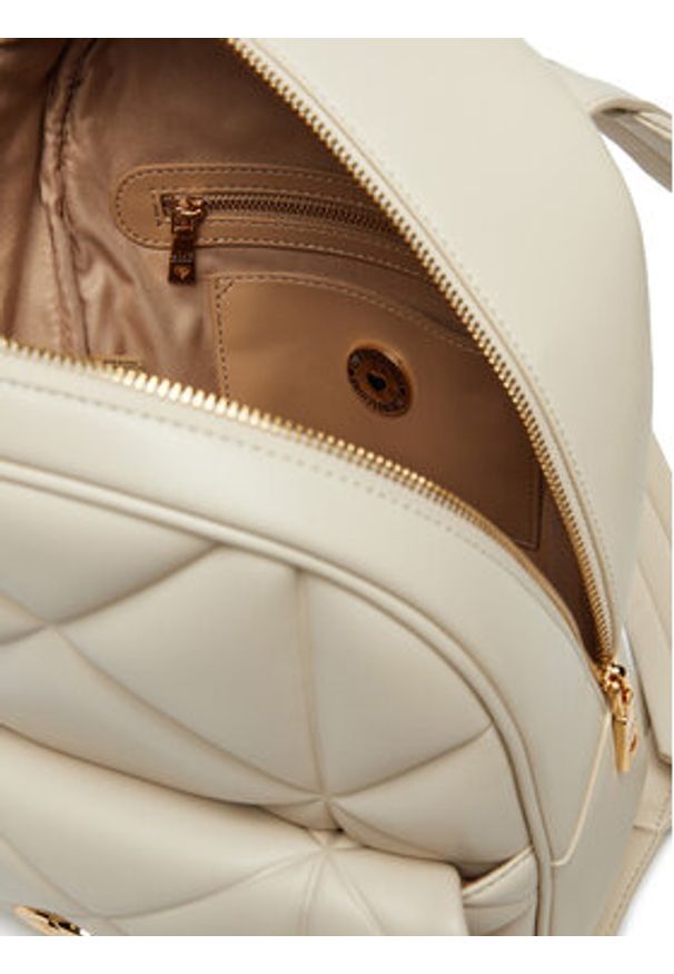 Love Moschino - LOVE MOSCHINO Plecak JC4037PP1MLC0110 Écru. Materiał: skóra