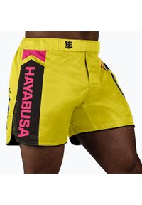 HAYABUSA - Spodenki treningowe męskie Hayabusa Icon Mid-Thigh MMA. Kolor: żółty