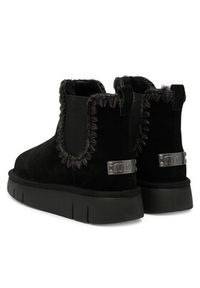Mou Śniegowce MU.FW531037A Czarny. Kolor: czarny. Materiał: zamsz, skóra #2