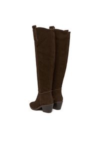 Badura Kozaki C-ANIYA-DX01381 Brązowy. Kolor: brązowy. Materiał: zamsz, skóra #8