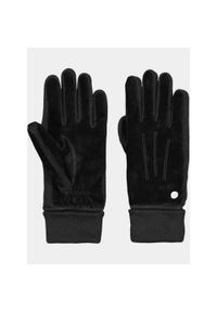 Rękawiczki Damskie Barts Stephaney. Kolor: czarny. Materiał: skóra. Sezon: zima. Sport: turystyka piesza #1