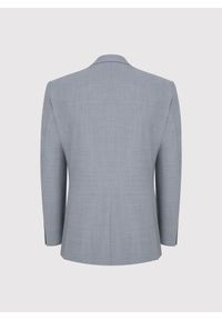 Pako Lorente - PAKO LORENTE - Gładka szara marynarka garniturowa. Okazja: na spotkanie biznesowe. Kolor: szary. Materiał: poliester, wełna. Wzór: gładki. Sezon: jesień. Styl: biznesowy #2