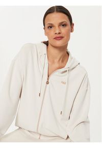 EA7 Emporio Armani Bluza 6DTM08 TJZBZ 1120 Beżowy Regular Fit. Kolor: beżowy. Materiał: syntetyk #5