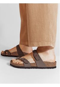 Birkenstock Japonki Mayari 0071063 Brązowy. Kolor: brązowy. Materiał: skóra #4