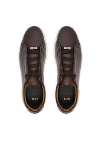 BOSS Sneakersy Gary 50566821 Brązowy. Kolor: brązowy. Materiał: skóra #3