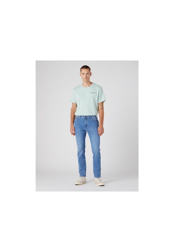 Wrangler - WRANGLER TEXAS SLIM MĘSKIE SPODNIE JEANSOWE JEANSY OFF SHORE W12SJXZ83 112330700