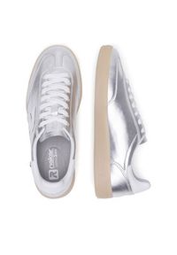 Rieker Revolution Lifestyle Sneakersy W2200-90 Srebrny. Kolor: srebrny. Materiał: skóra #6